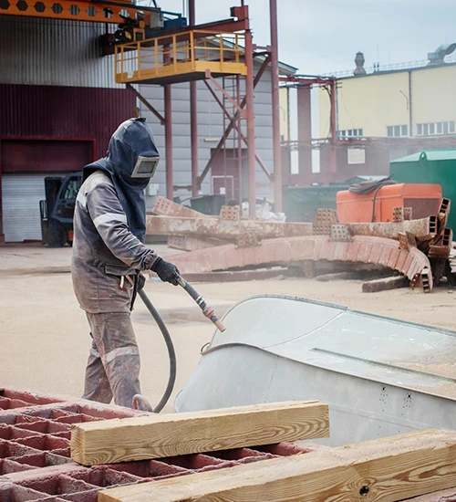Commercial Sandblasting & Surface Prep for General contractors