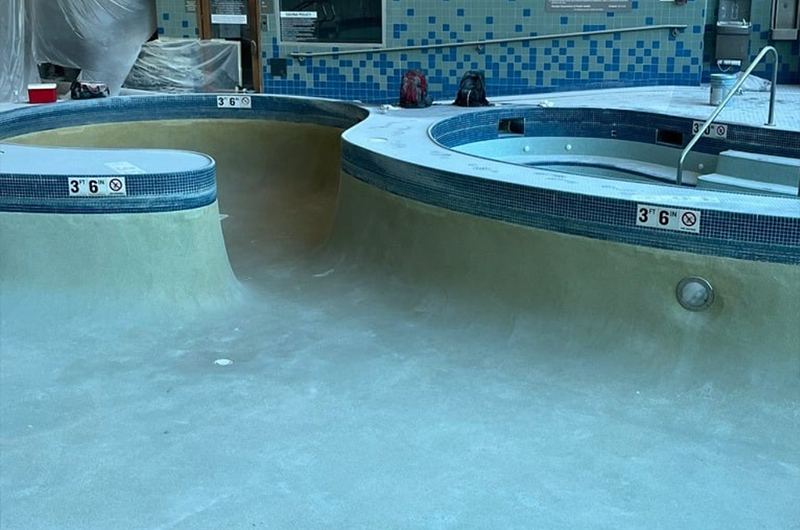 Pool restoration Before