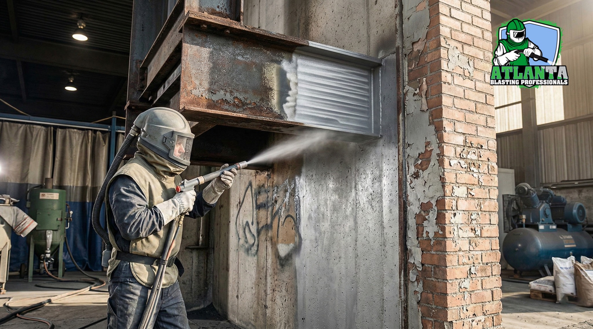 sandblasting surface preparation