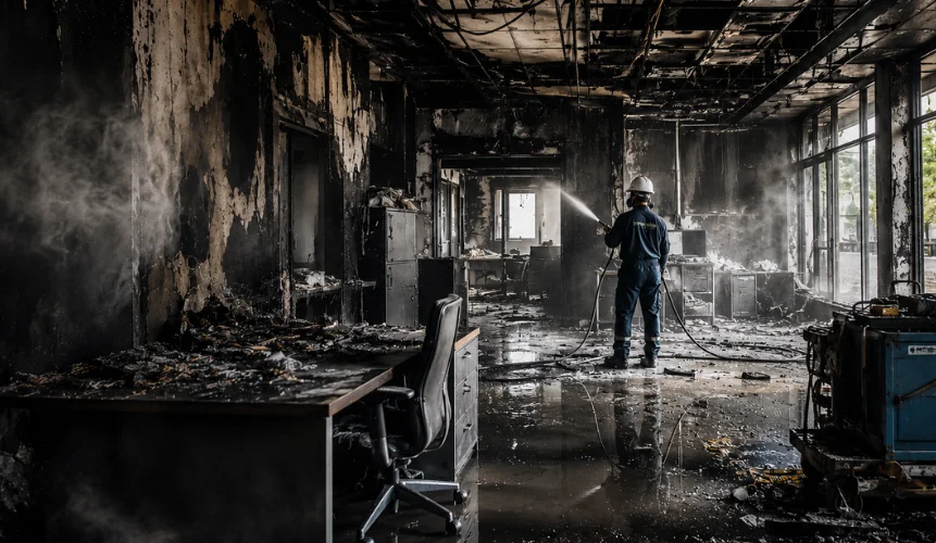 Commercial Fire Damage Restoration